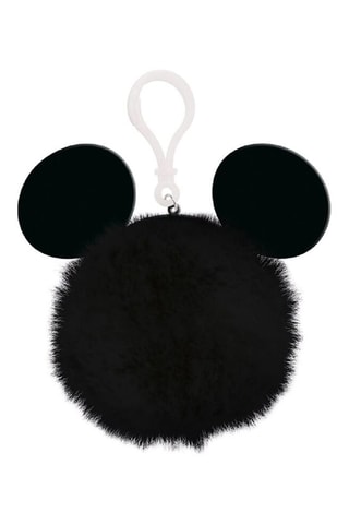 Porte-clé pompon Mickey Disney - Noir