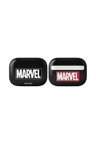 Etui de protection pour écouteurs Avengers Marvel - Noir et blanc
