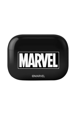 Etui de protection pour écouteurs Avengers Marvel - Noir et blanc