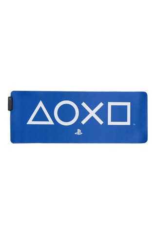 Tapis de bureau lumineux Playstation - 30 x 80 cm