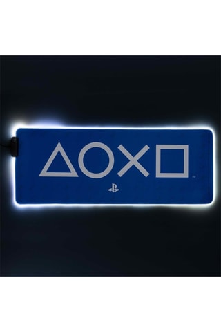 Tapis de bureau lumineux Playstation - 30 x 80 cm