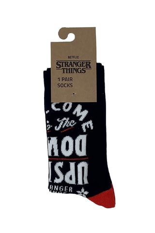 Chaussettes Stranger Things  - Rouge et noir