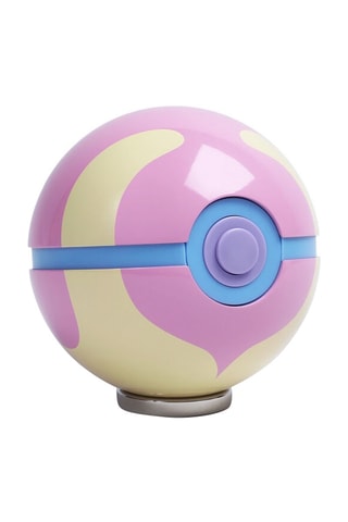 Réplique électronique moulée sous pression Pokemon  Heal Ball - Rose et jaune