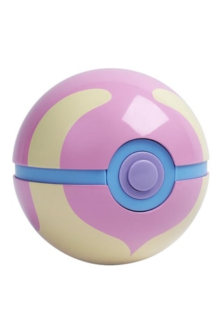 Réplique électronique moulée sous pression Pokemon  Heal Ball - Rose et jaune