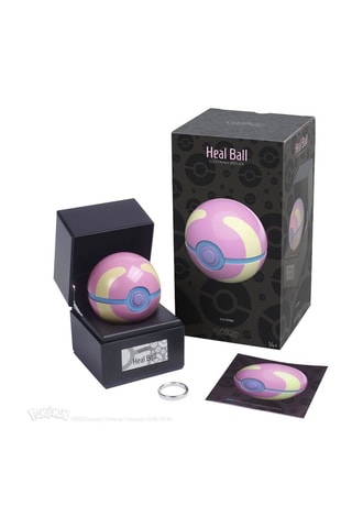 Réplique électronique moulée sous pression Pokemon  Heal Ball - Rose et jaune