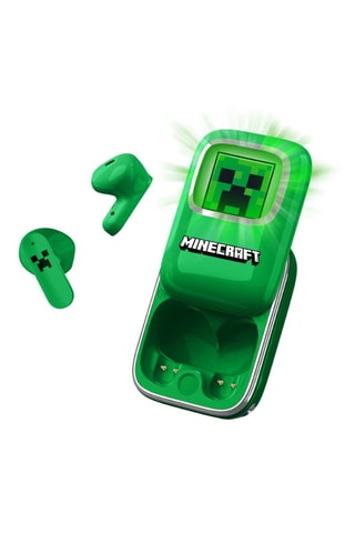 Ecouteurs sans fil Minecraft - Vert clair - 6 ans
