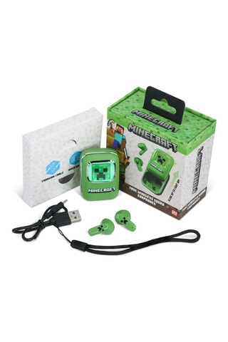 Ecouteurs sans fil Minecraft - Vert clair - 6 ans