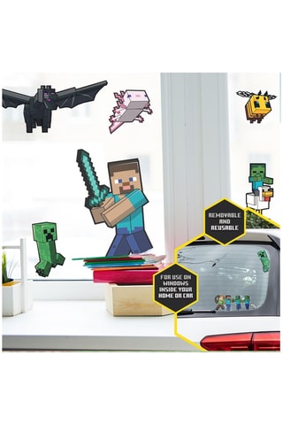 Stickers pour vitres Minecraft - Dès 6 ans