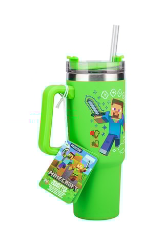 Gourde isotherme en acier inoxydable Minecraft - 90 cl - Dès 6 ans