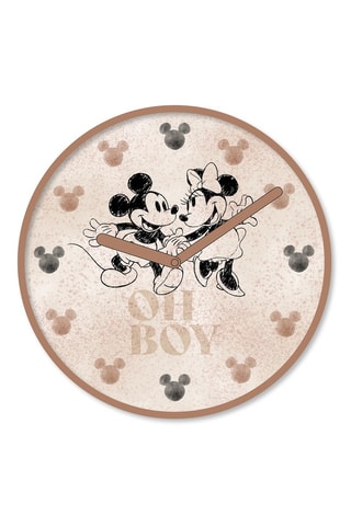 Horloge murale Mickey et Minnie Disney - 4 x 3,81 x 25,4 cm - Dès 14 ans