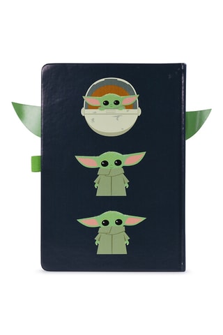 Carnet Grogu Star Wars - Vert clair et bleu marine - 9,3 x 14 x 2 cm - Dès 6 ans