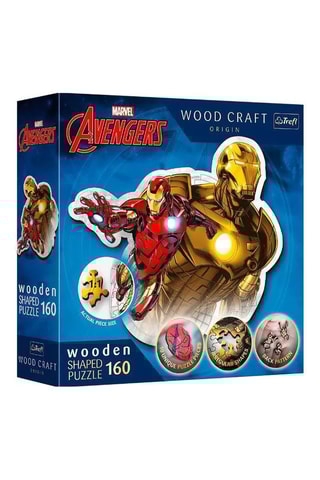 Puzzle en bois Iron Man Marvel - 160 pièces - Dès 6 ans