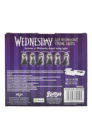 Guirlande LED Wednesday - Blanc chaud