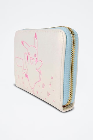 Portefeuille Pikachu Pokémon - Blanc