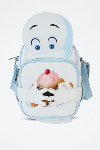 Sac bandoulière et pochette Casper - Blanc et ciel