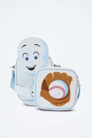 Sac bandoulière et pochette Casper - Blanc et ciel