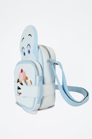 Sac bandoulière et pochette Casper - Blanc et ciel