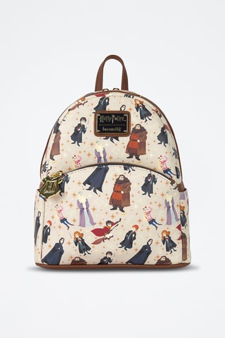 Sac à dos Harry Potter - Marron foncé et blanc