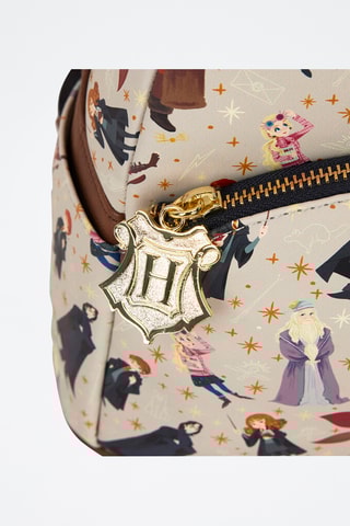 Sac à dos Harry Potter - Marron foncé et blanc