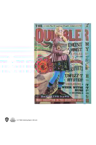 Carnet Luna Lovegood Harry Potter - Ciel - 2,10 x 15 x 1 cm - Dès 6 ans