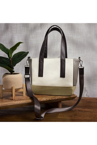 Sac porté épaule Mickey Disney - Ecru