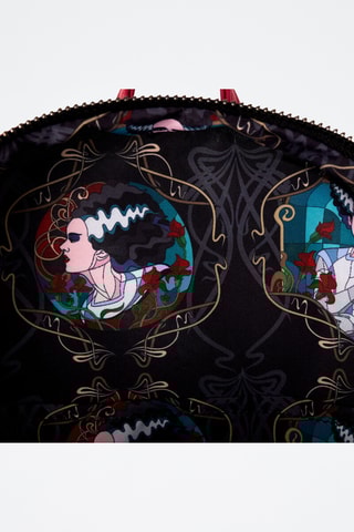 Sac à dos Mary W. S. La Fiancée de Frankenstein - Noir et jaune