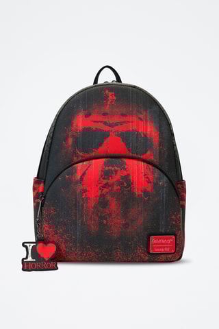 Sac à dos Jason Voorhees Vendredi 13 - Noir et rouge