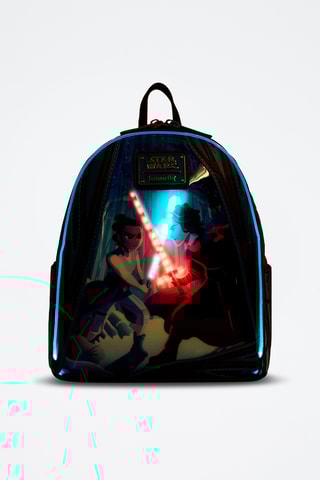 Sac à dos Rey et Kylo Ren Star Wars : Le réveil de la force - Bleu