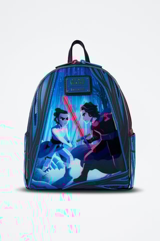 Sac à dos Rey et Kylo Ren Star Wars : Le réveil de la force - Bleu