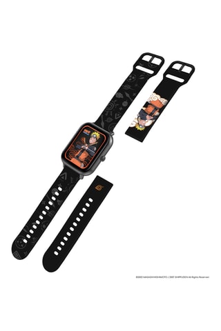 Coffret montre connectée et bracelets en plastique Naruto Naruto Shippuden - Dès 6 ans - Compatible Android et iOS