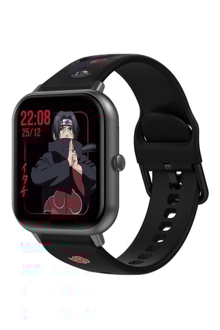 Coffret montre connectée et bracelets en plastique Itachi Naruto Shippuden - Dès 6 ans - Compatible Android et iOS