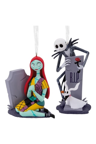 2 figurines Jack et Sally L'Étrange Noël de Monsieur Jack - Dès 6 ans