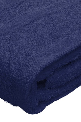 Serviette de toilette -  Bleu marine - 50 x 100 cm