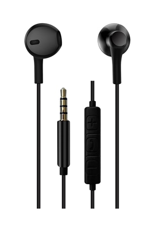 Auriculares con cable conector jack - Negro