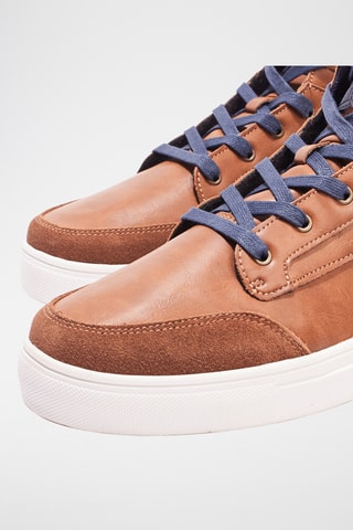 Zapatillas altas  - Marrón