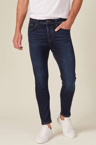 Vaquero tapered  - Azul