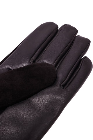 Guantes de piel  - Negro