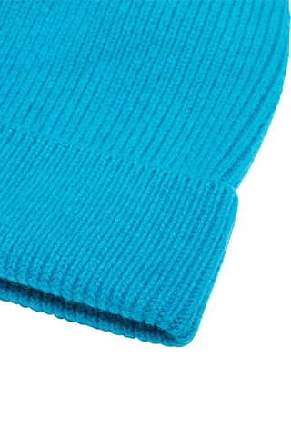 Gorro de lana y cachemir  - Azul