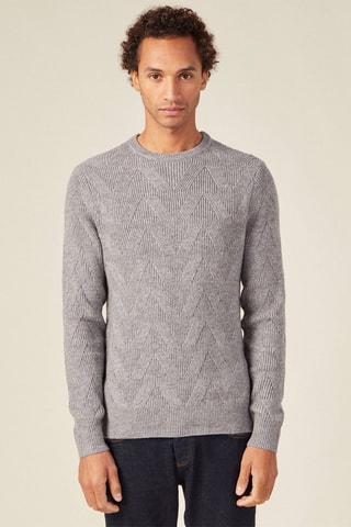 Jersey de lana y alpaca - Gris - Gris