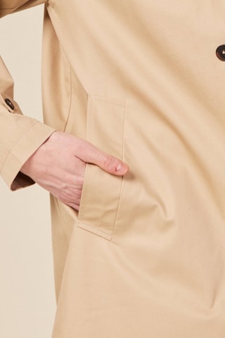 Gabardina de algodón orgánico  - Beige