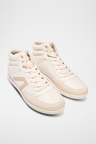 Zapatillas altas  - Crudo