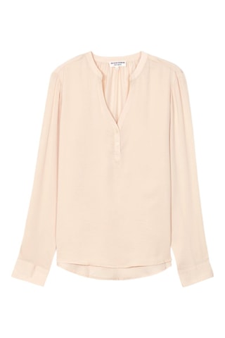 Blusa satinada  - Amarillo