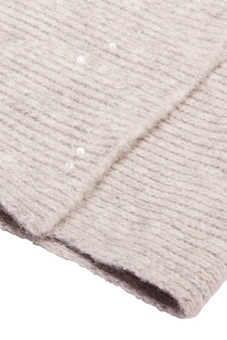 Bufanda de lentejuelas  - Gris