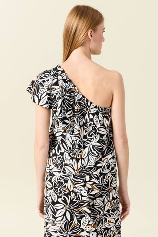 Blusa asimétrica  - Negro