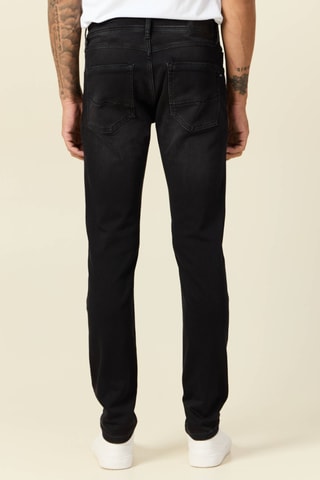 Vaquero slim fit de algodón orgánico - Negro