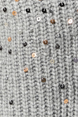 Cárdigan con lentejuelas  - Gris