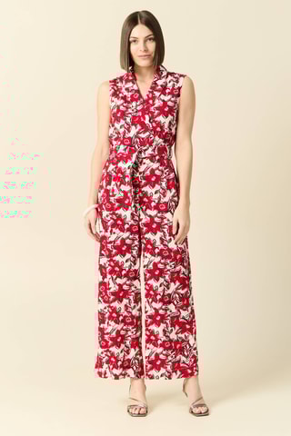 Mono de lino  - Rojo