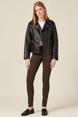 Pantalón skinny fit  - Marrón