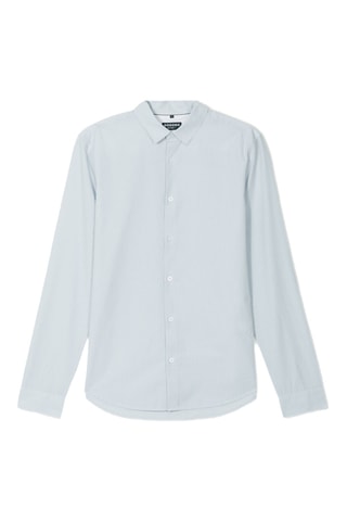 Camisa de algodón orgánico  - Azul marino