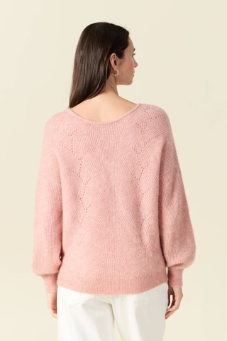 Jersey de lana y mohair  - Rosa